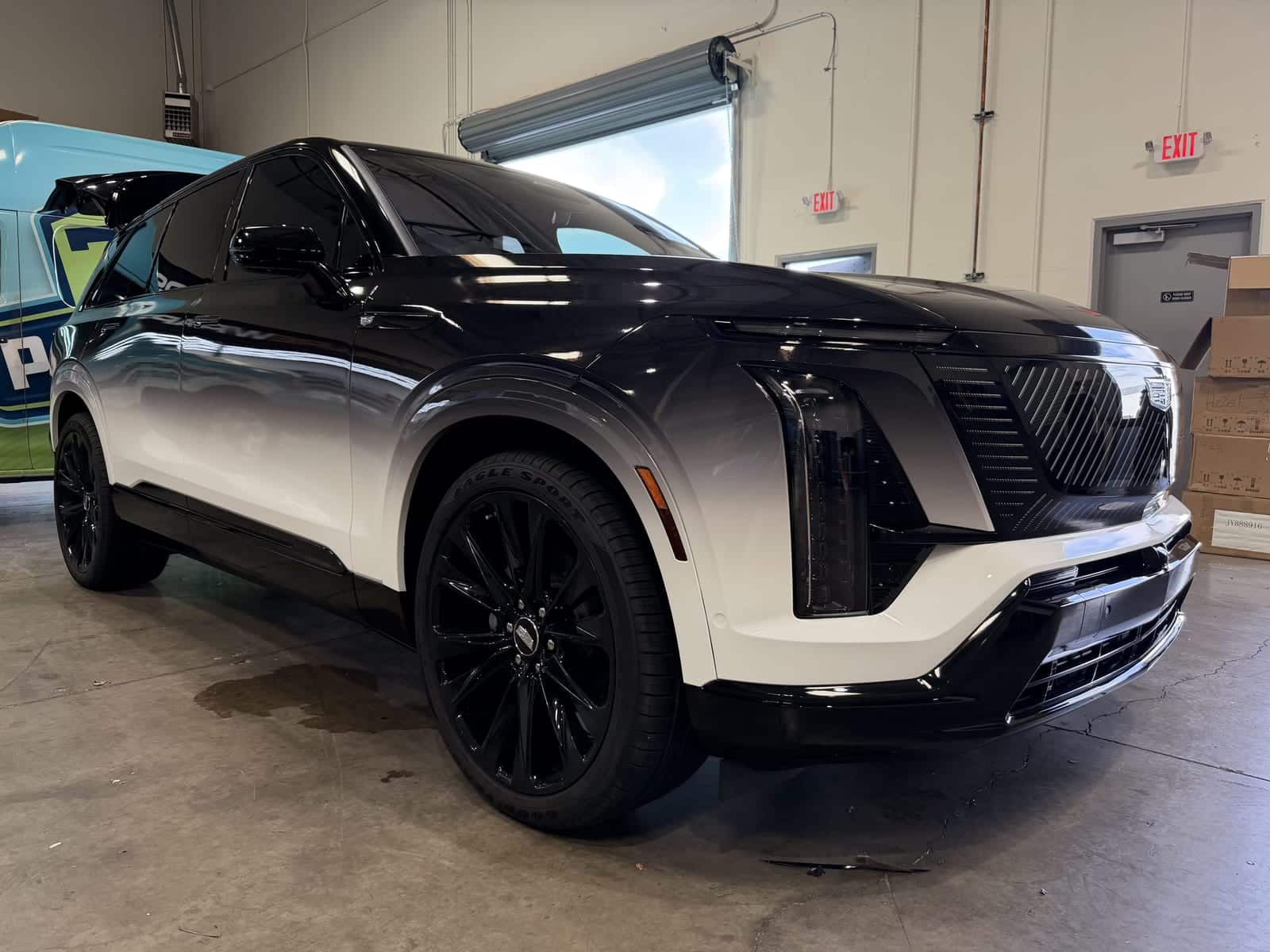 Ceramic coating Las Vegas applied to a Cadillac Vistiq