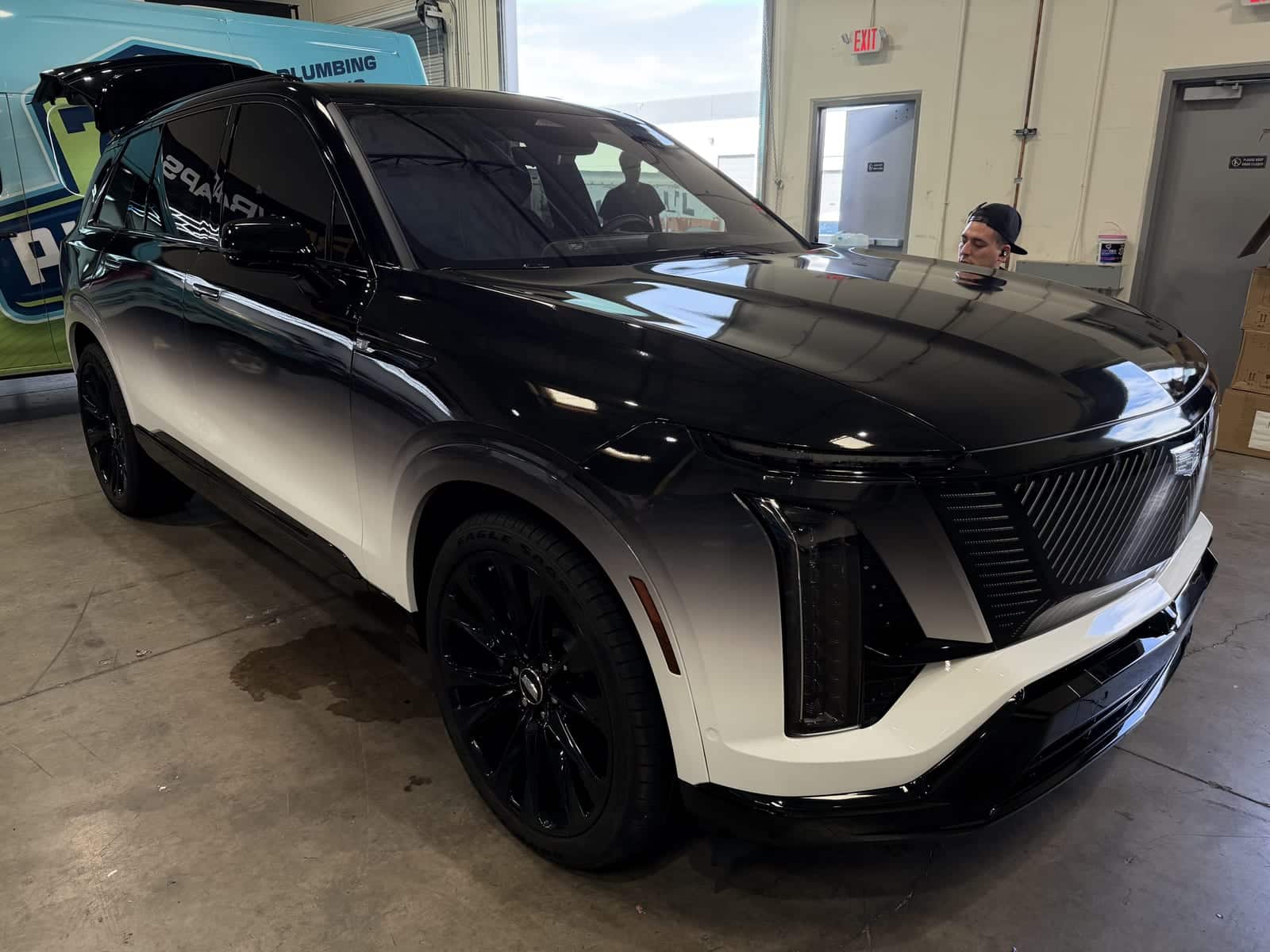 Finished ceramic coating job in our Henderson shop