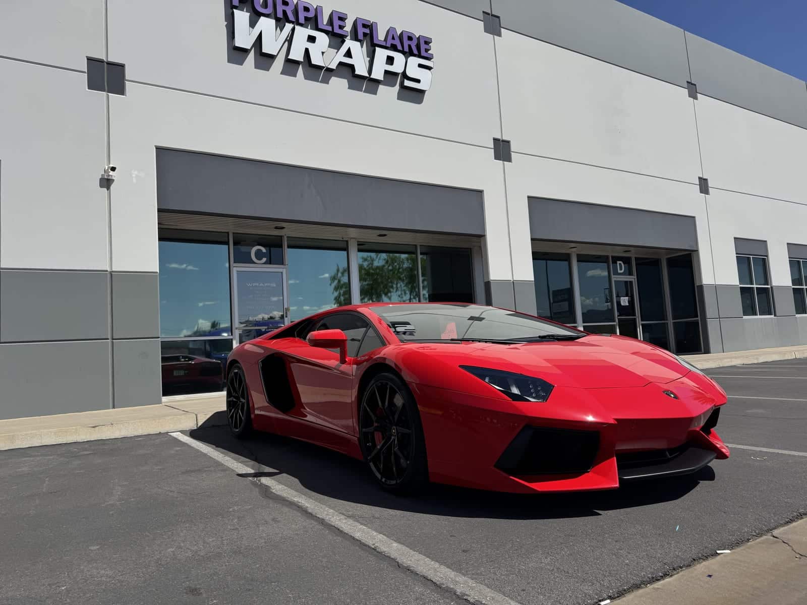 lamborghini paint protection film at Vehicle Wraps Vegas Henderson