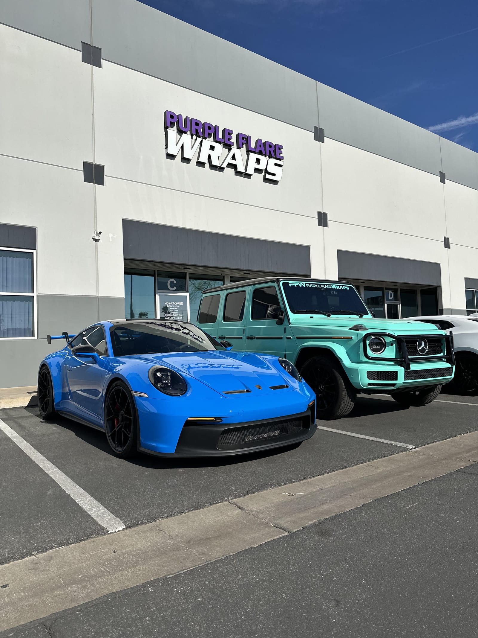 porsche paint protection film at Vehicle Wraps Vegas Henderson