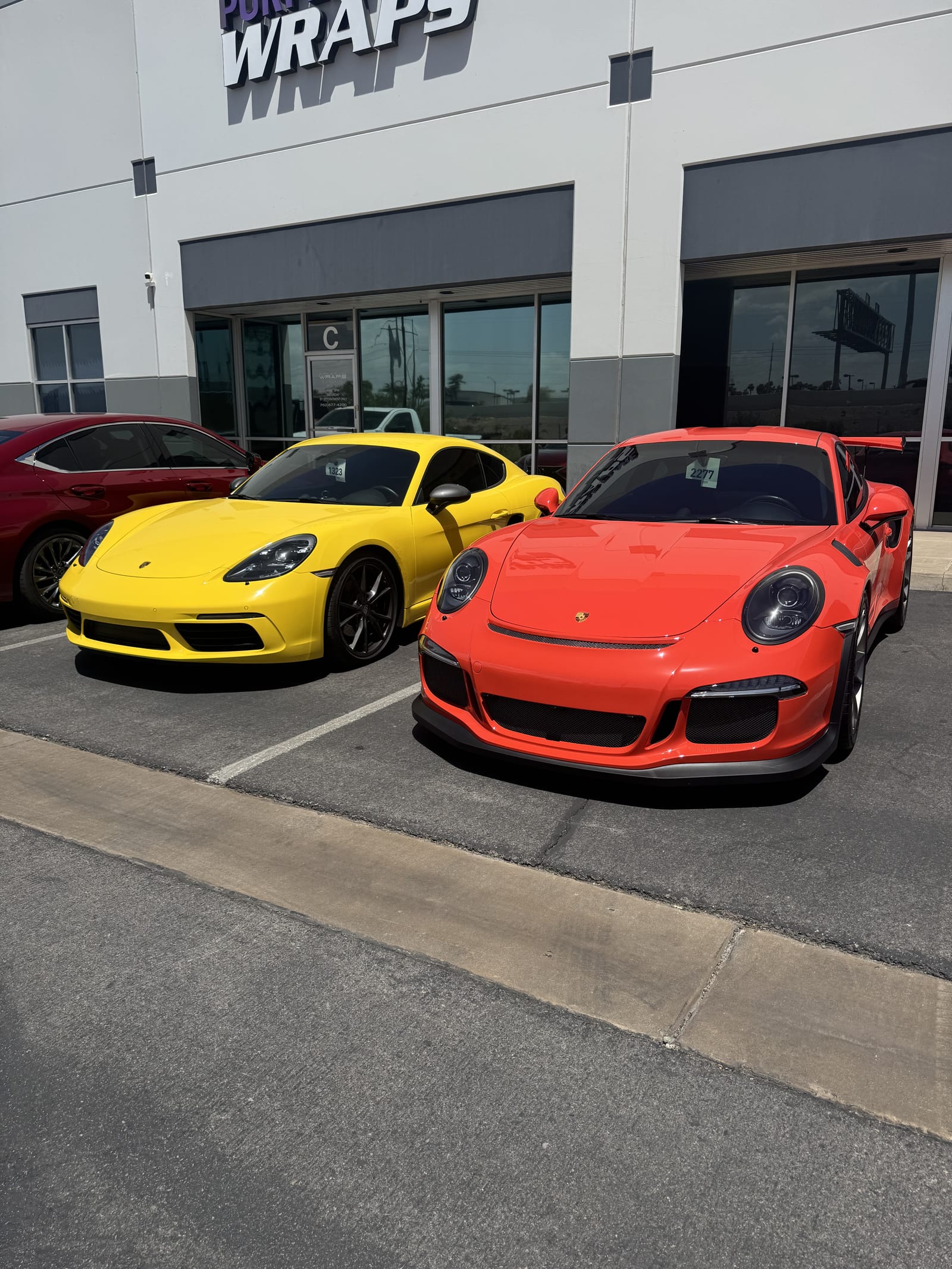 porsche paint protection film at Vehicle Wraps Vegas Henderson