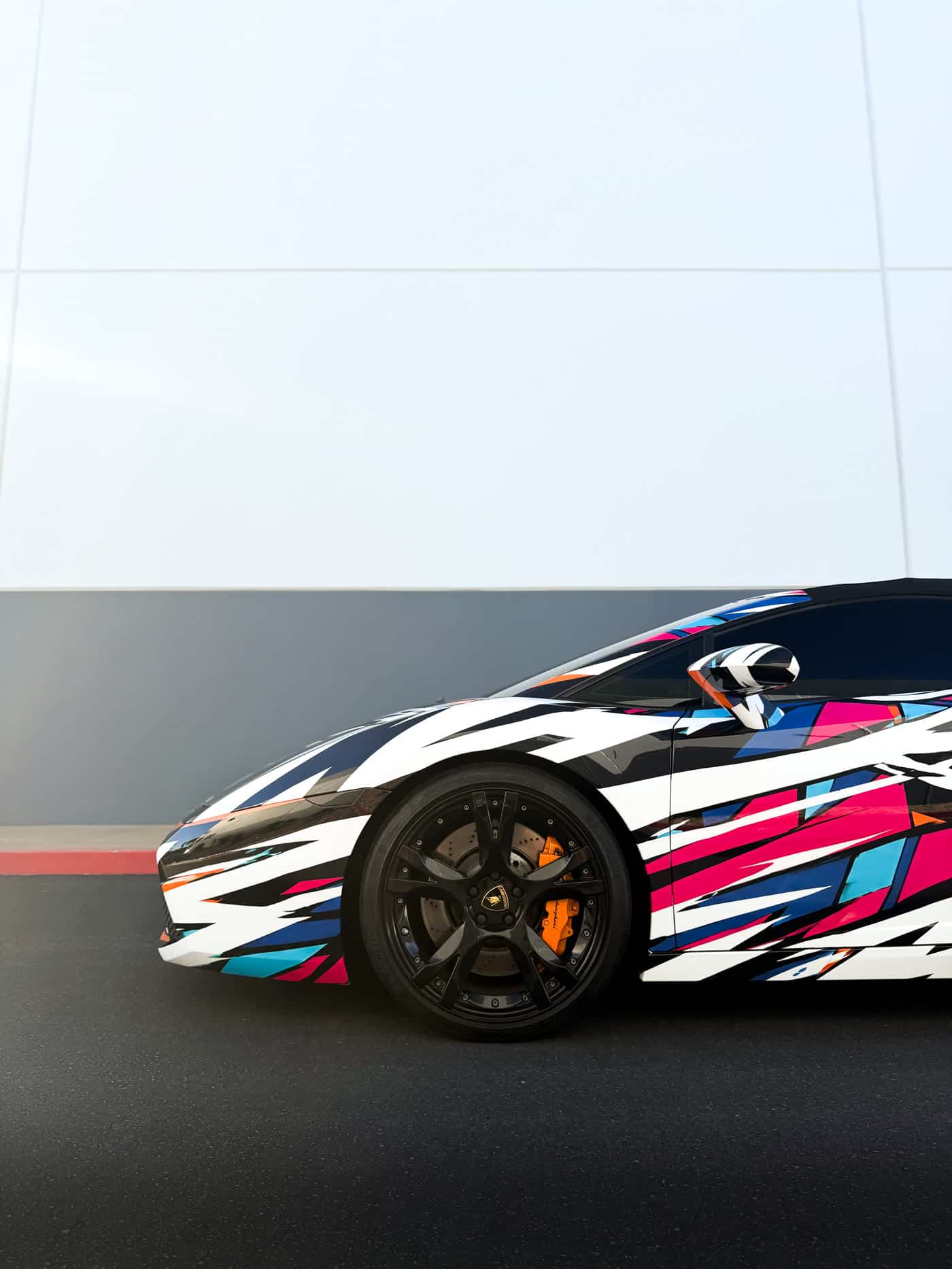 Custom printed Lamborghini
